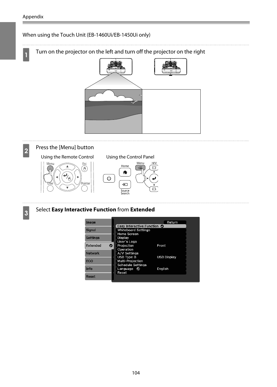 Epson EB-1460Ui User Manual | Page 105 / 353