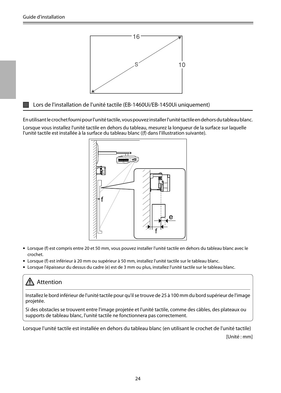 Attention | Epson EB-1460Ui User Manual | Page 141 / 353