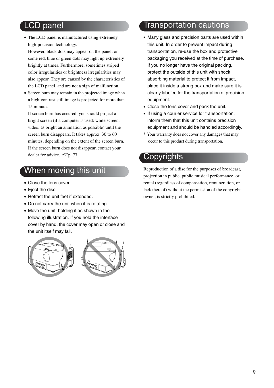 Epson EMP-TWD10 User Manual | Page 11 / 82