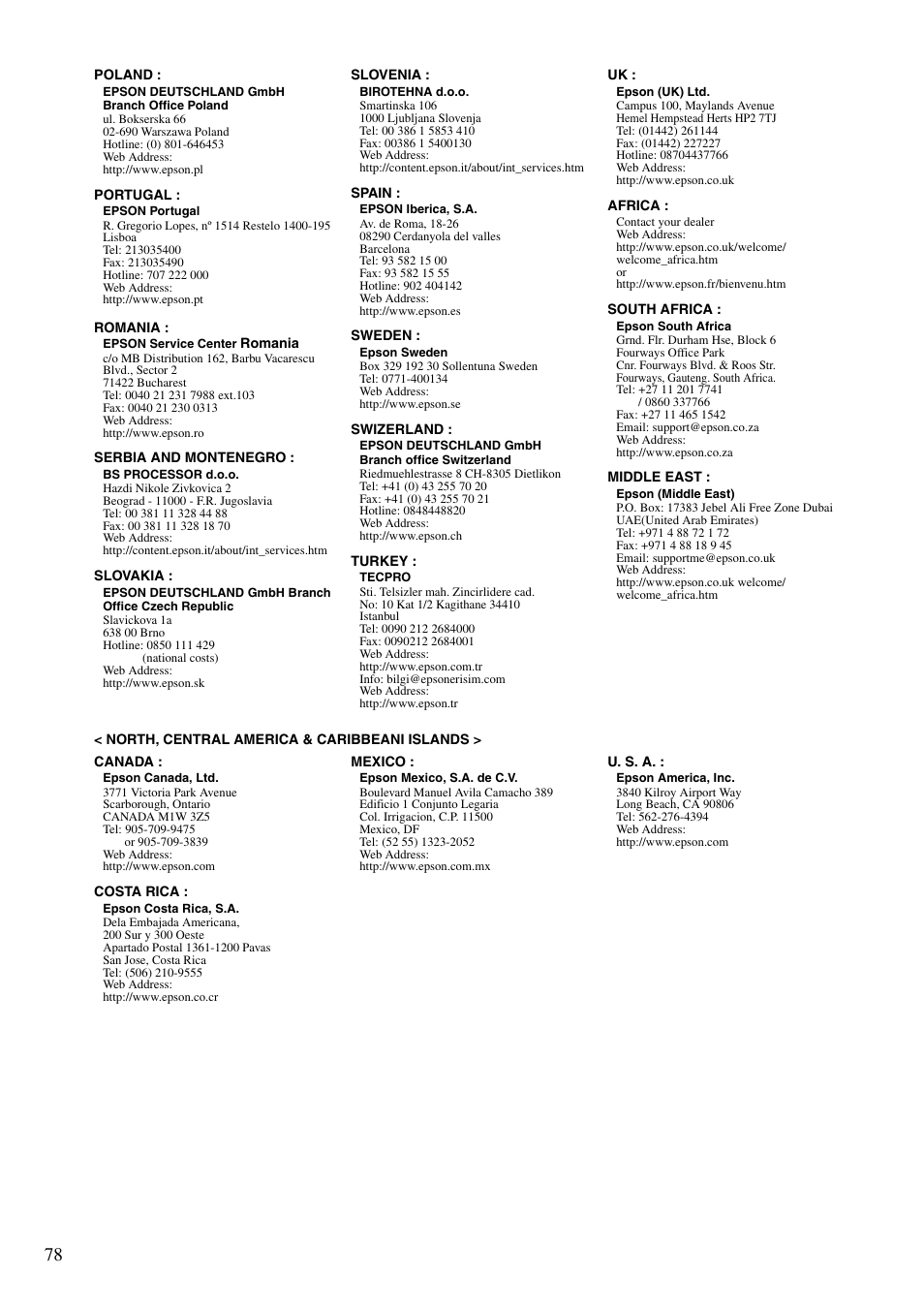 Epson EMP-TWD10 User Manual | Page 80 / 82