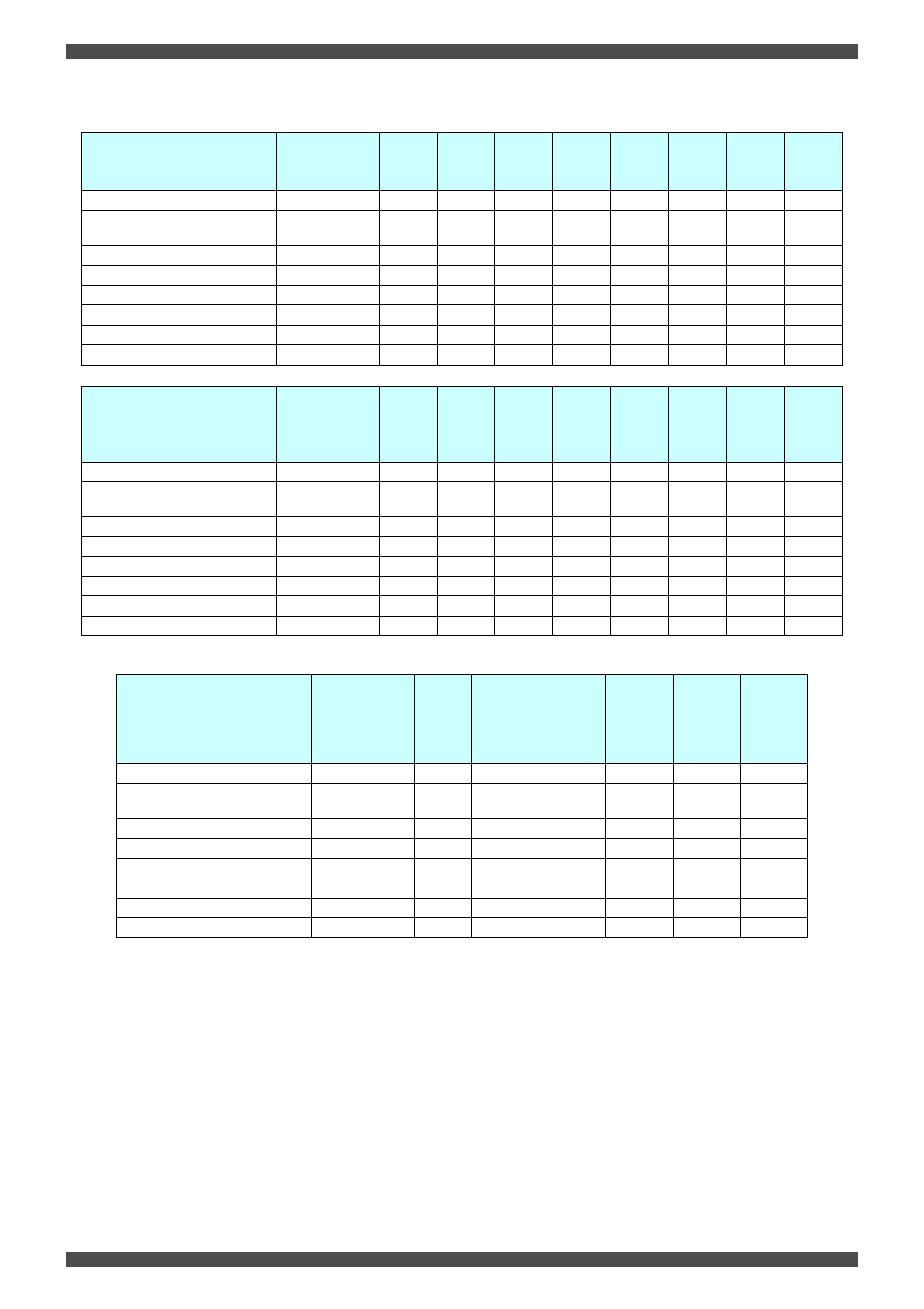 Command table 2 ( step parameter) | Epson EMP-X56 User Manual | Page 11 / 25