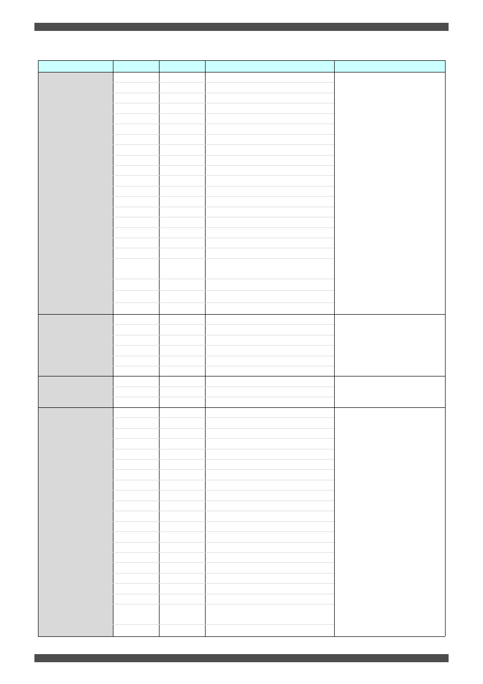 Command table 2 ( step parameter) | Epson EMP-X56 User Manual | Page 21 / 25