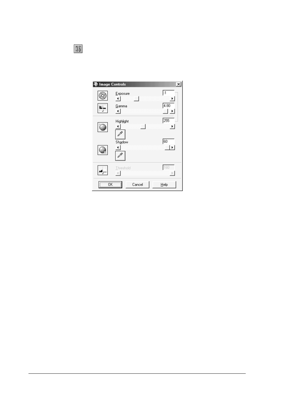 Image controls, Image controls -38 | Epson Expression 1680 User Manual | Page 58 / 147