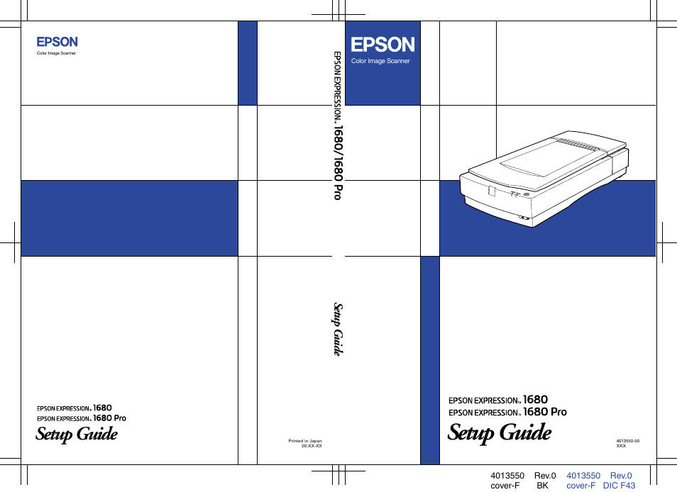 Epson Expression 1680 User Manual | 124 pages