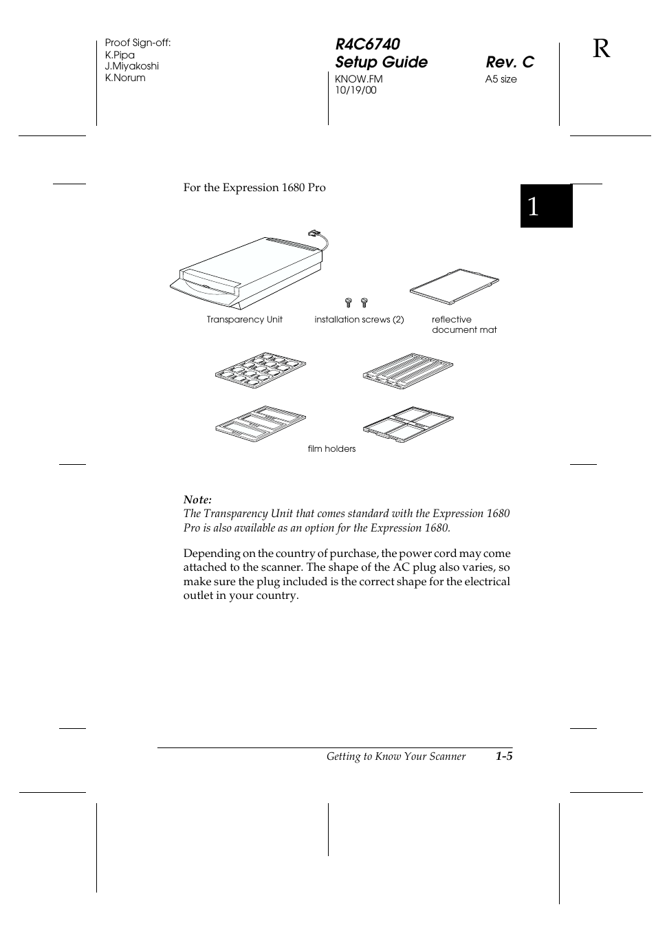 Epson Expression 1680 User Manual | Page 17 / 124