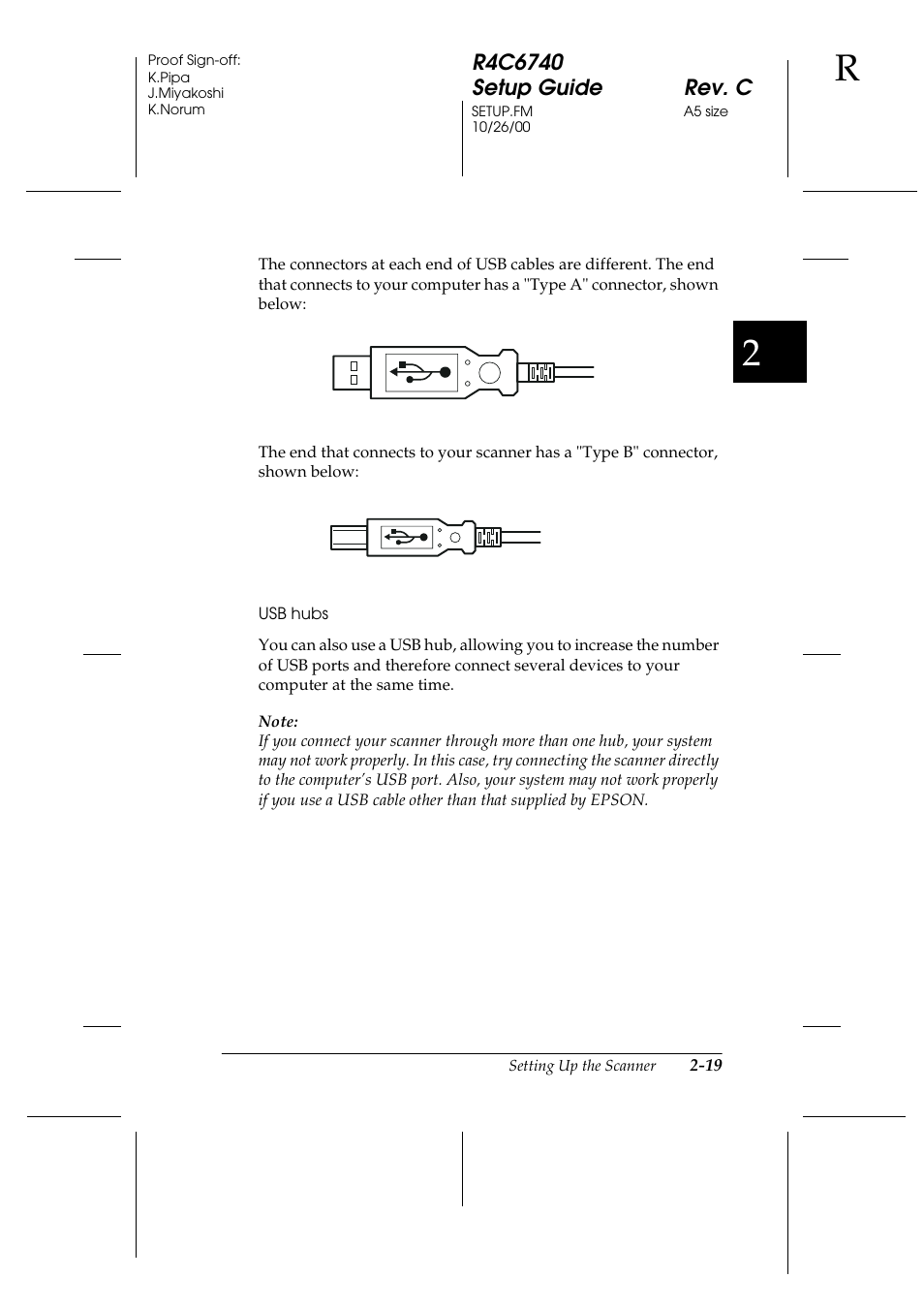 Usb hubs | Epson Expression 1680 User Manual | Page 39 / 124