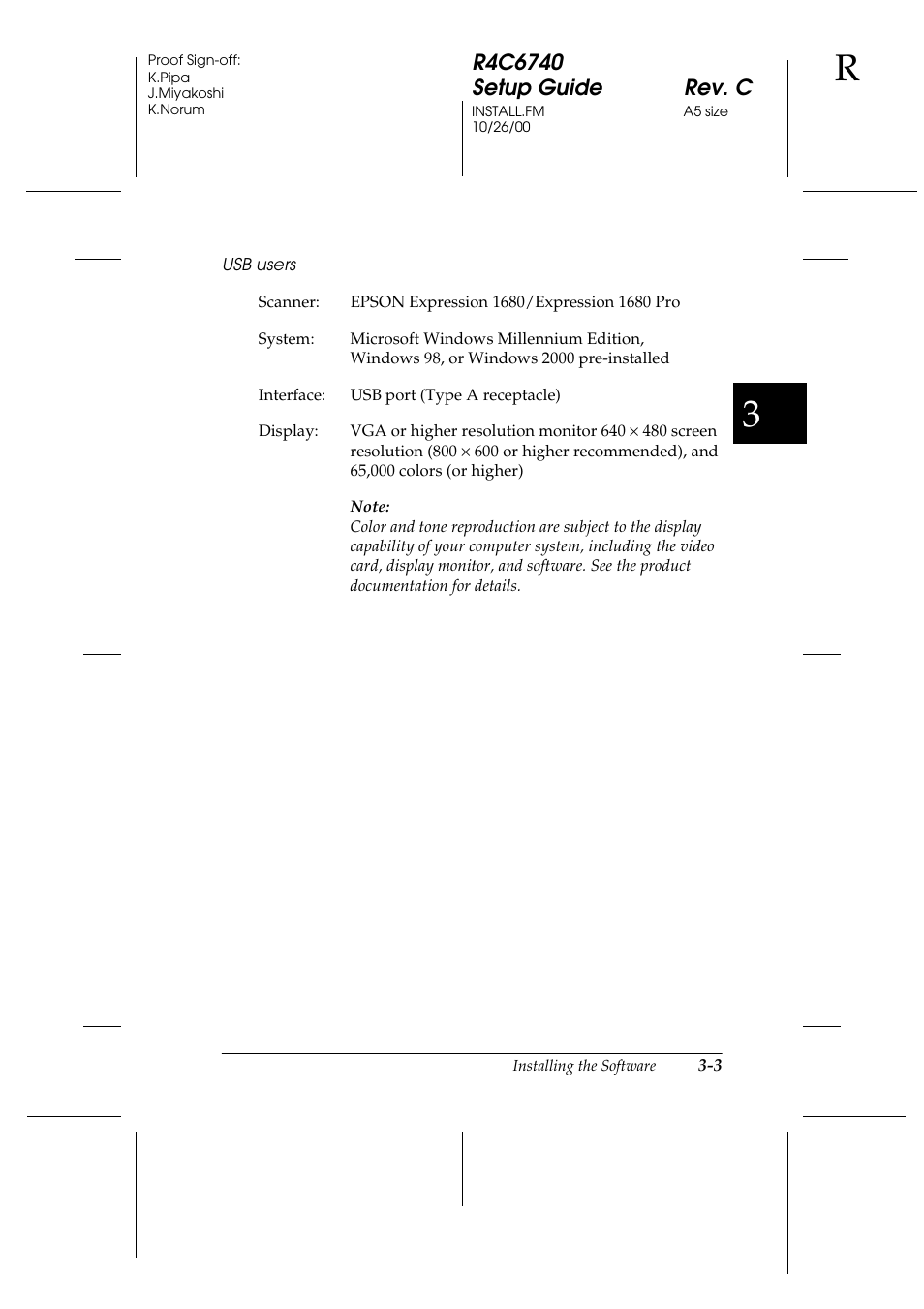 Usb users | Epson Expression 1680 User Manual | Page 47 / 124