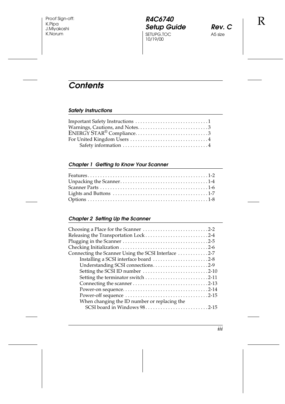 Epson Expression 1680 User Manual | Page 5 / 124