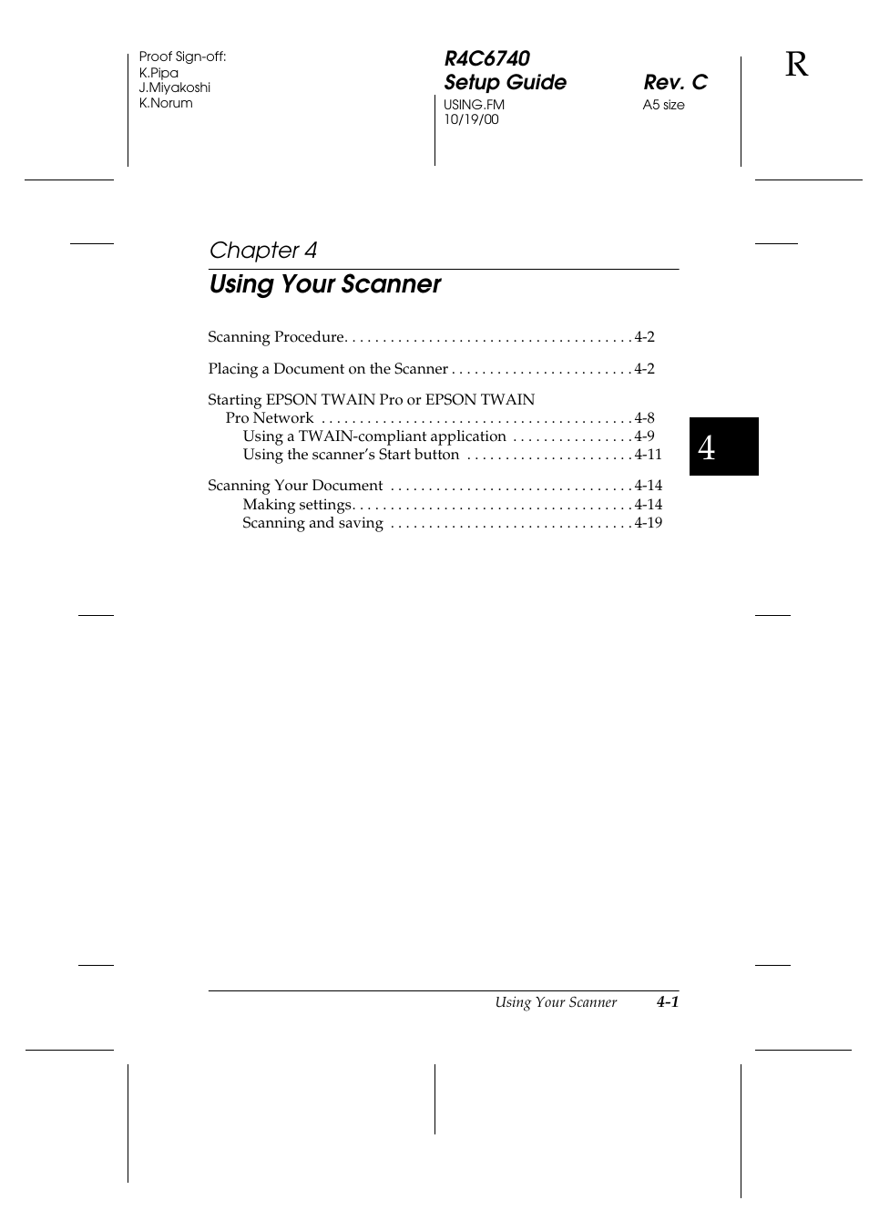 Using your scanner, Chapter 4 | Epson Expression 1680 User Manual | Page 97 / 124