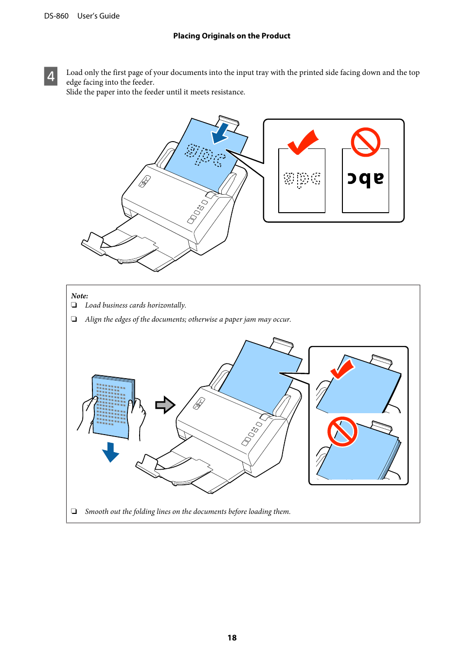 Epson WorkForce DS-860 User Manual | Page 18 / 70