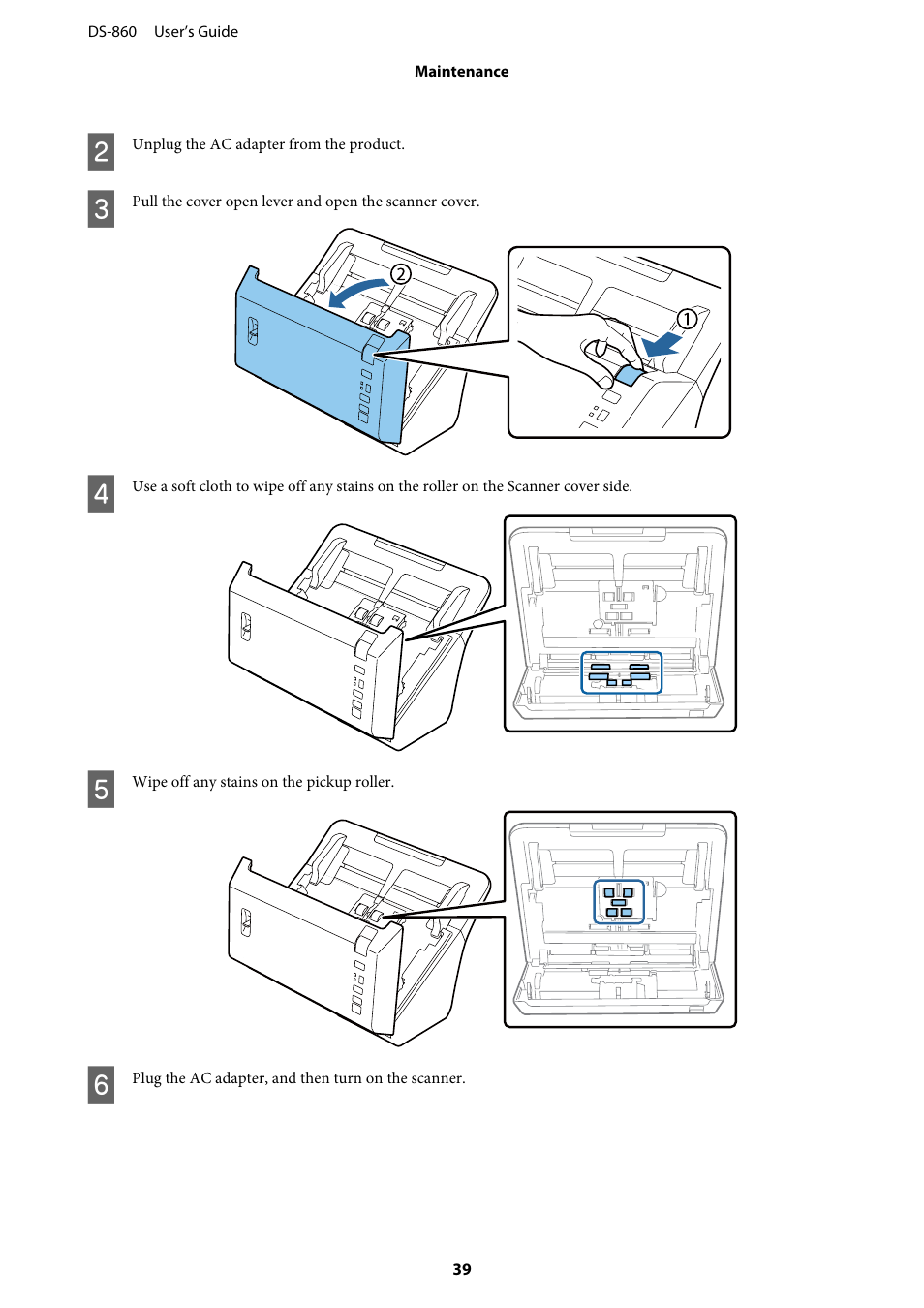 Epson WorkForce DS-860 User Manual | Page 39 / 70