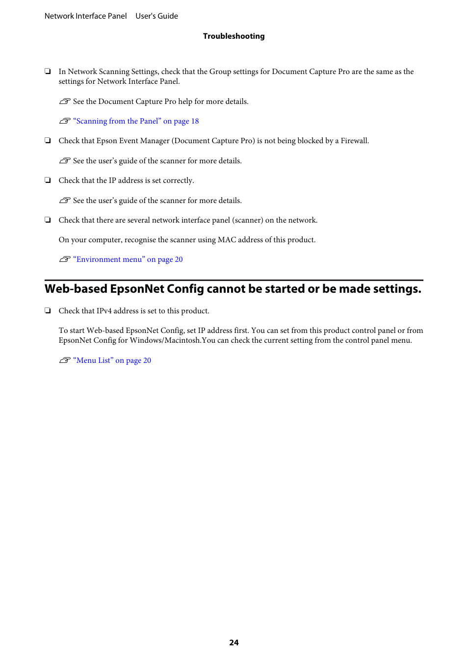 Epson WorkForce DS-7500N User Manual | Page 24 / 27