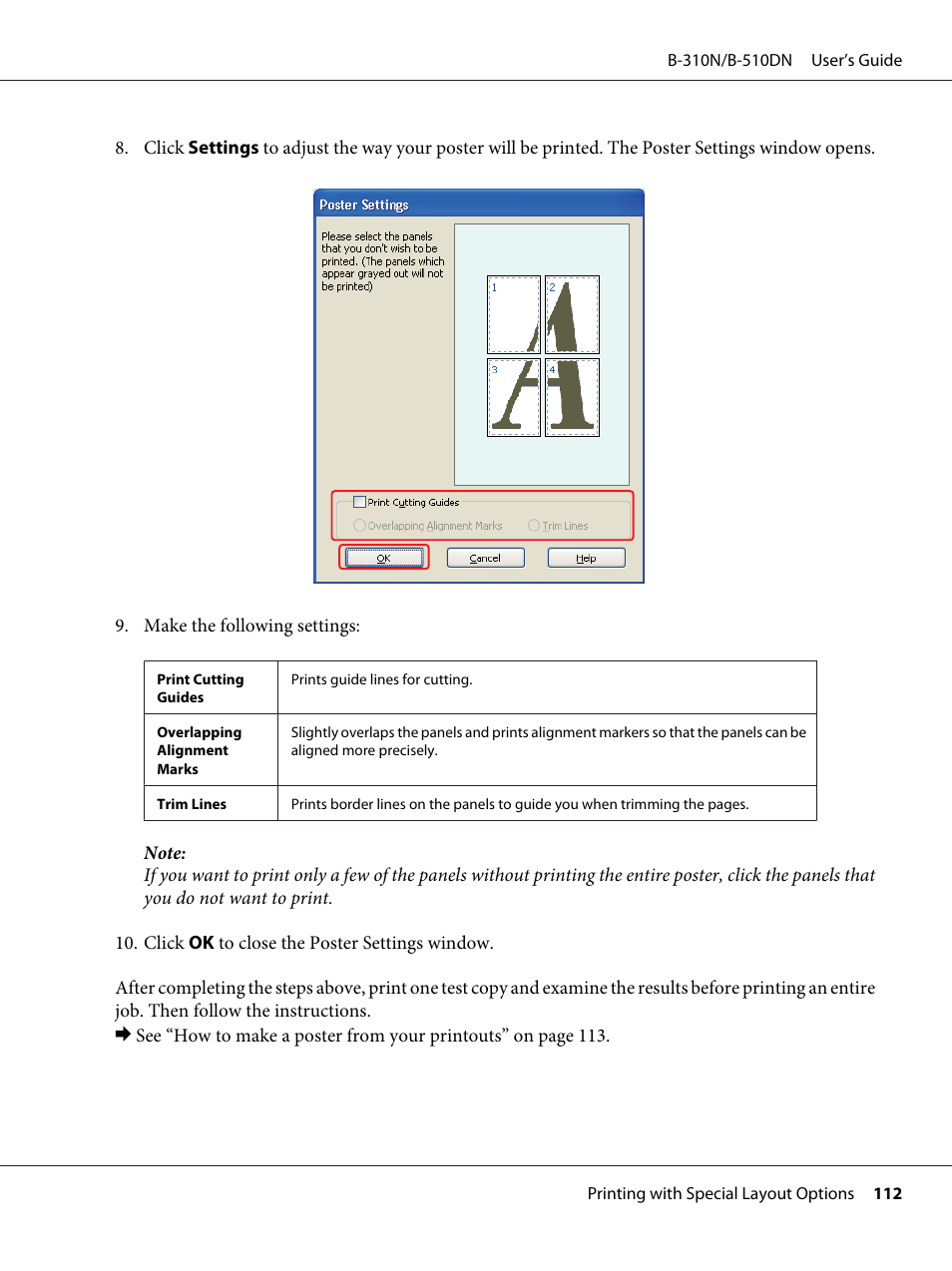 Epson B 510DN User Manual | Page 112 / 218