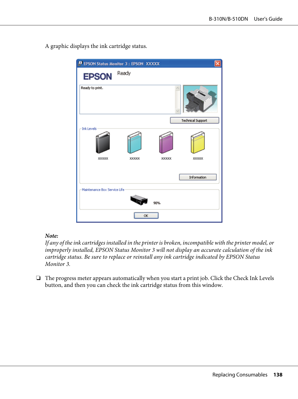 Epson B 510DN User Manual | Page 138 / 218