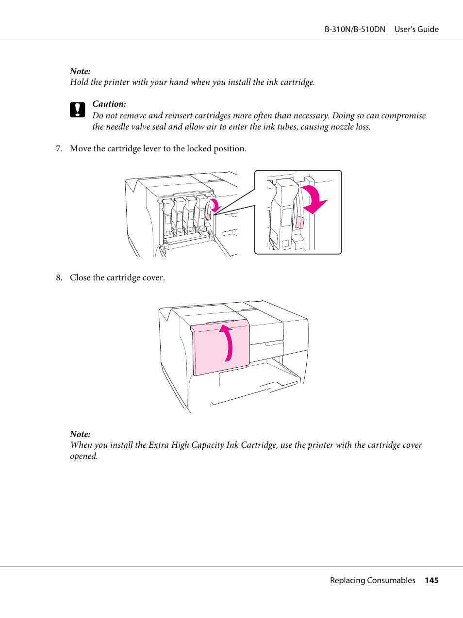 Epson B 510DN User Manual | Page 145 / 218