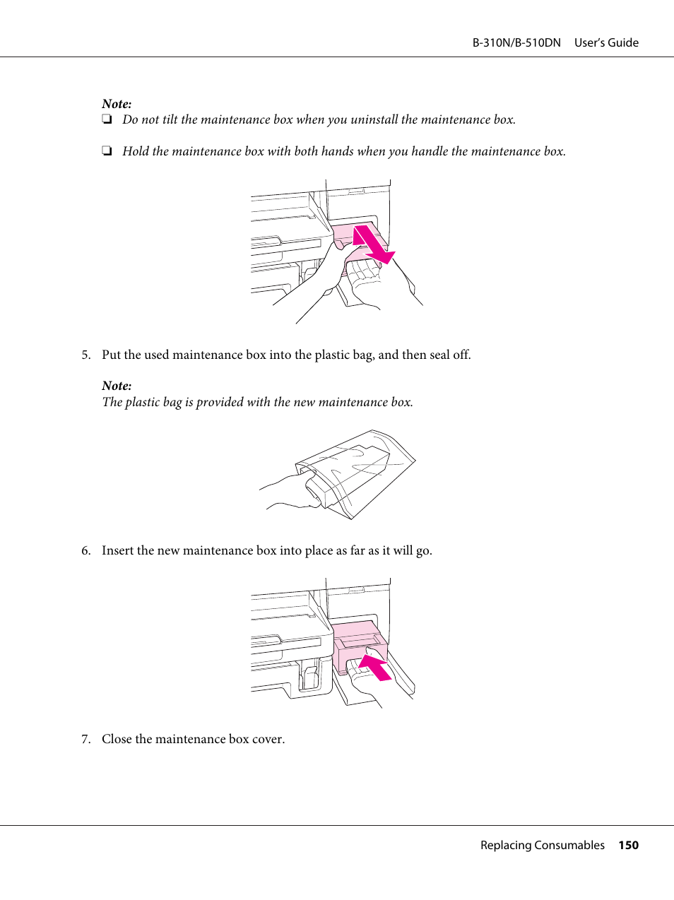 Epson B 510DN User Manual | Page 150 / 218