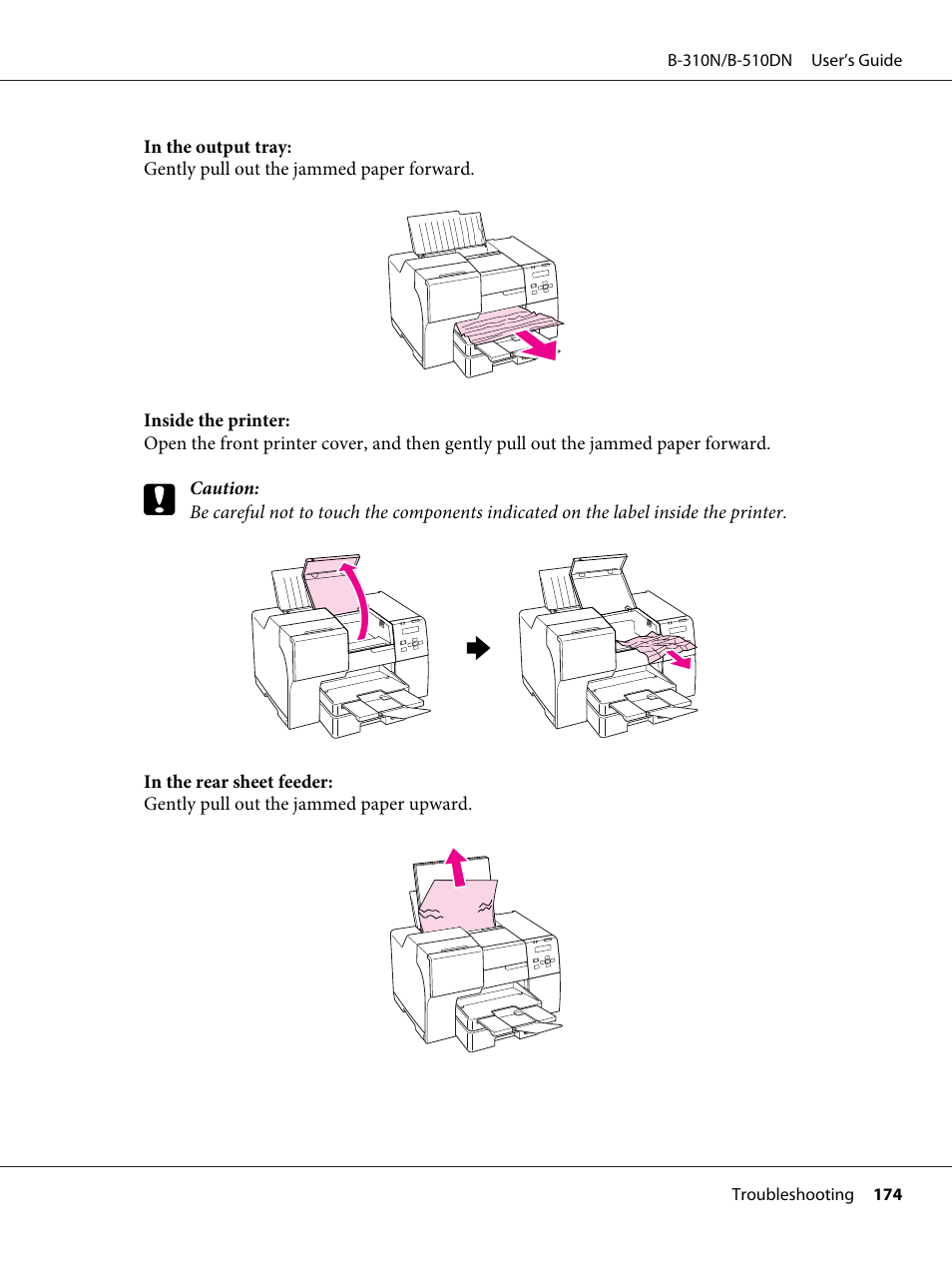 Epson B 510DN User Manual | Page 174 / 218