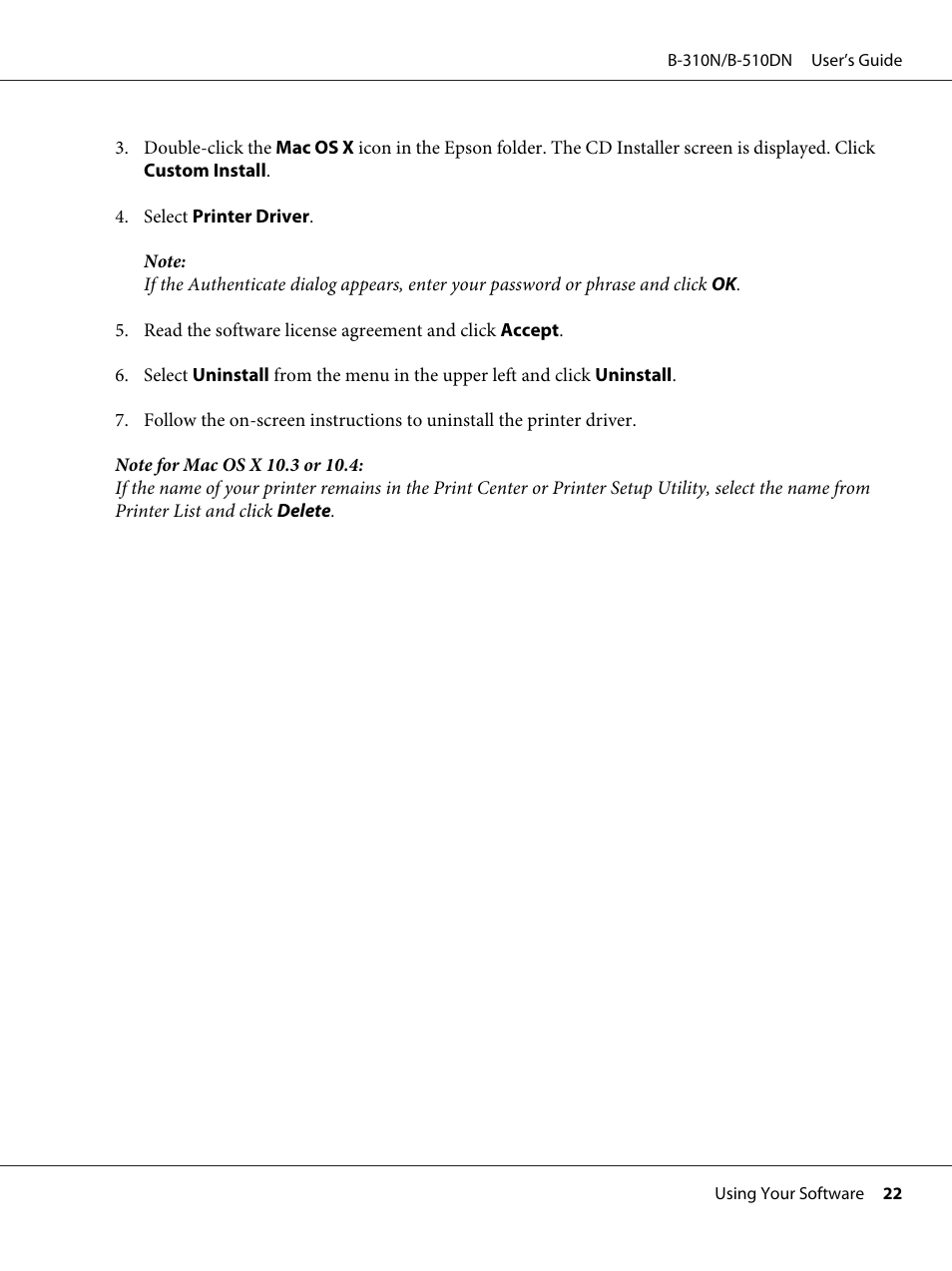 Epson B 510DN User Manual | Page 22 / 218