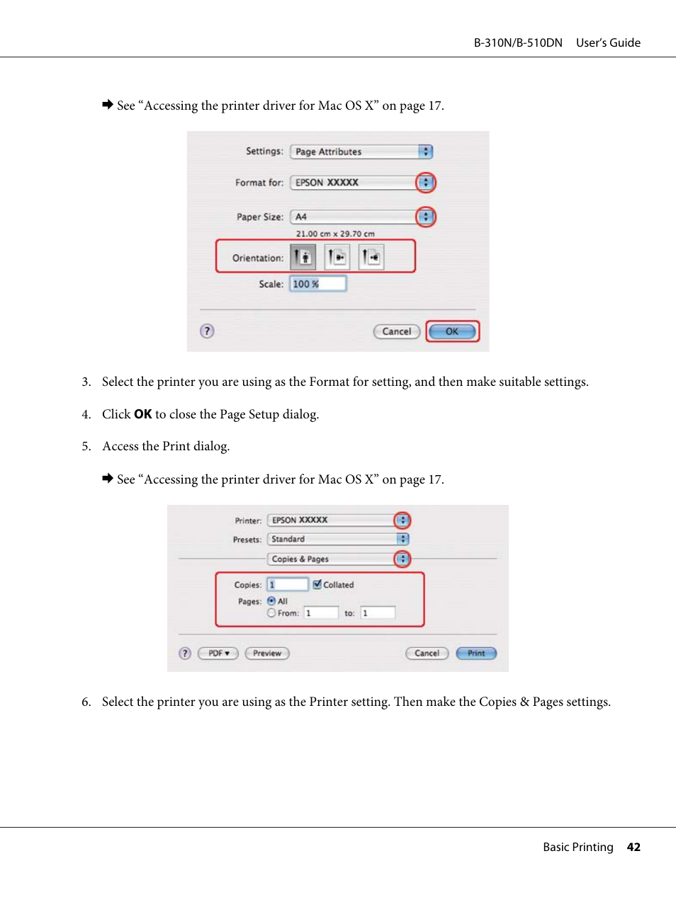 Epson B 510DN User Manual | Page 42 / 218