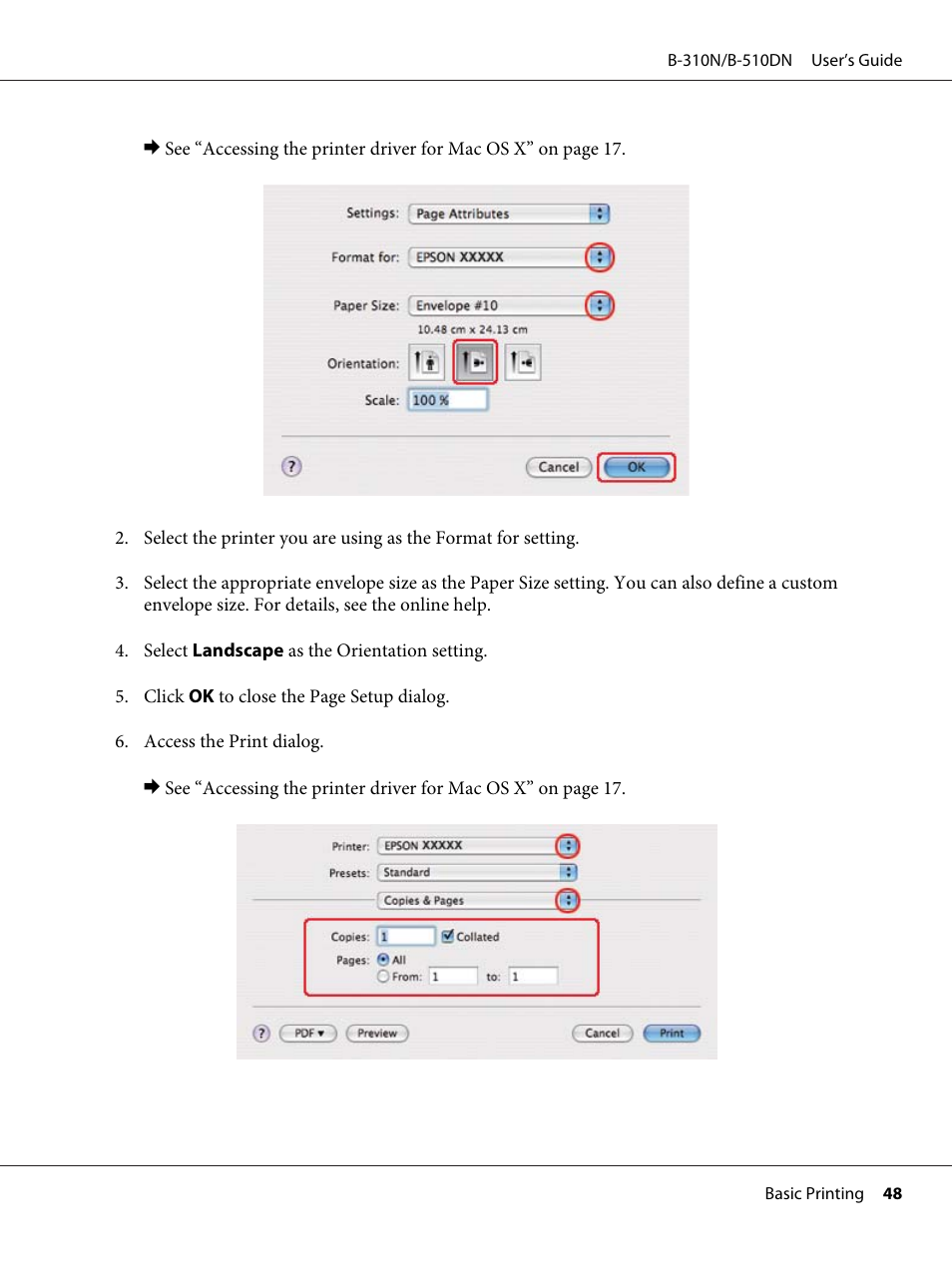 Epson B 510DN User Manual | Page 48 / 218