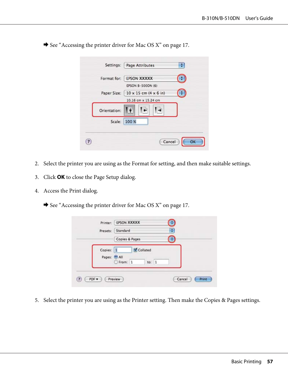 Epson B 510DN User Manual | Page 57 / 218