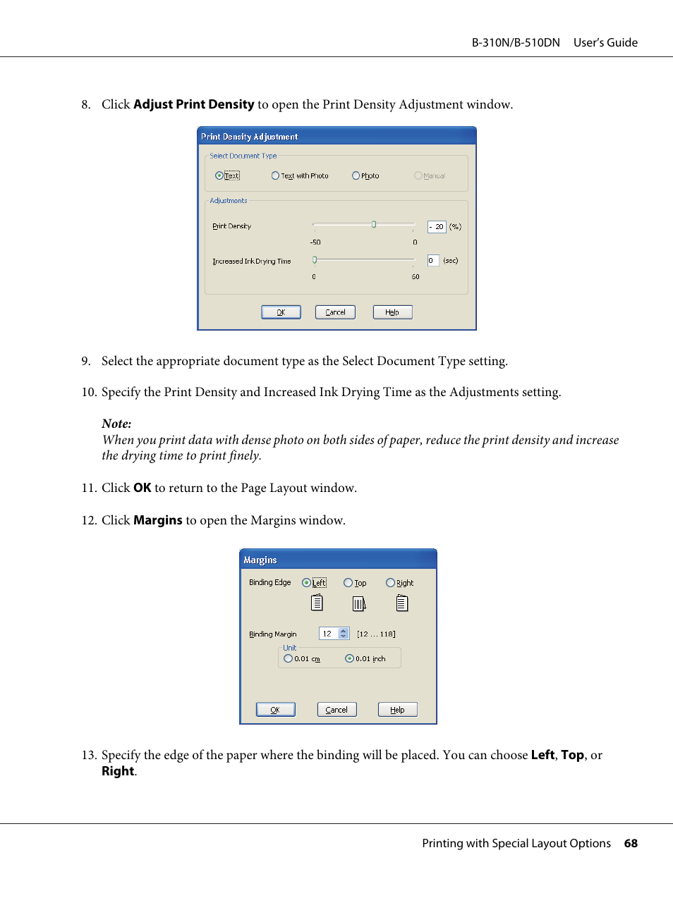 Epson B 510DN User Manual | Page 68 / 218