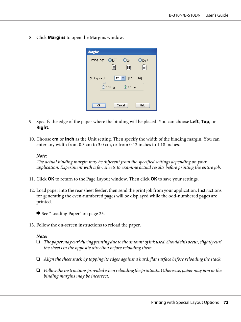 Epson B 510DN User Manual | Page 72 / 218