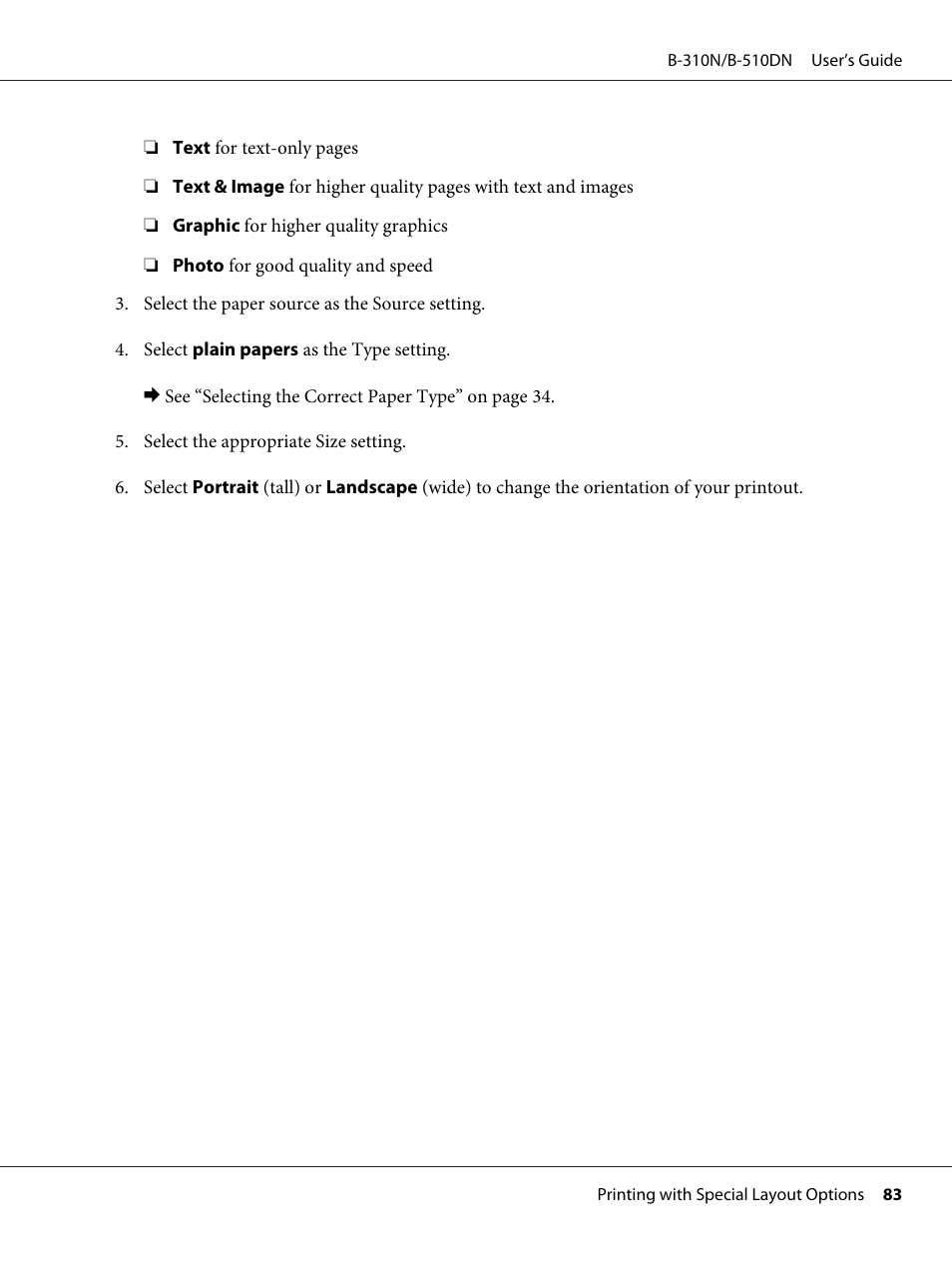Epson B 510DN User Manual | Page 83 / 218