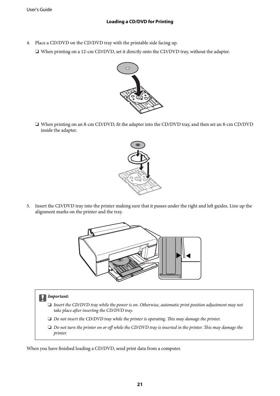 Epson L805 User Manual | Page 21 / 93