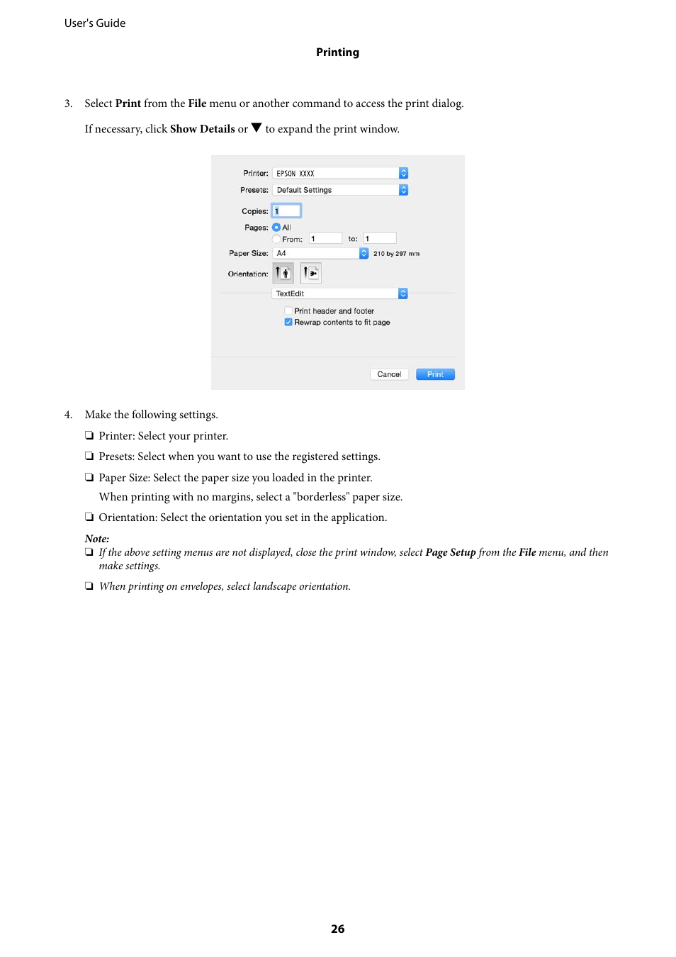 Epson L805 User Manual | Page 26 / 93