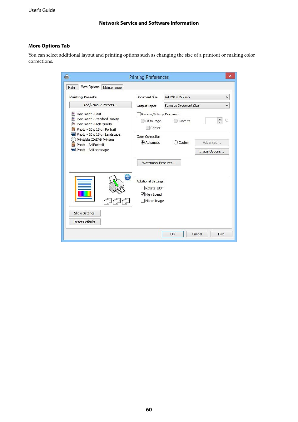 Epson L805 User Manual | Page 60 / 93