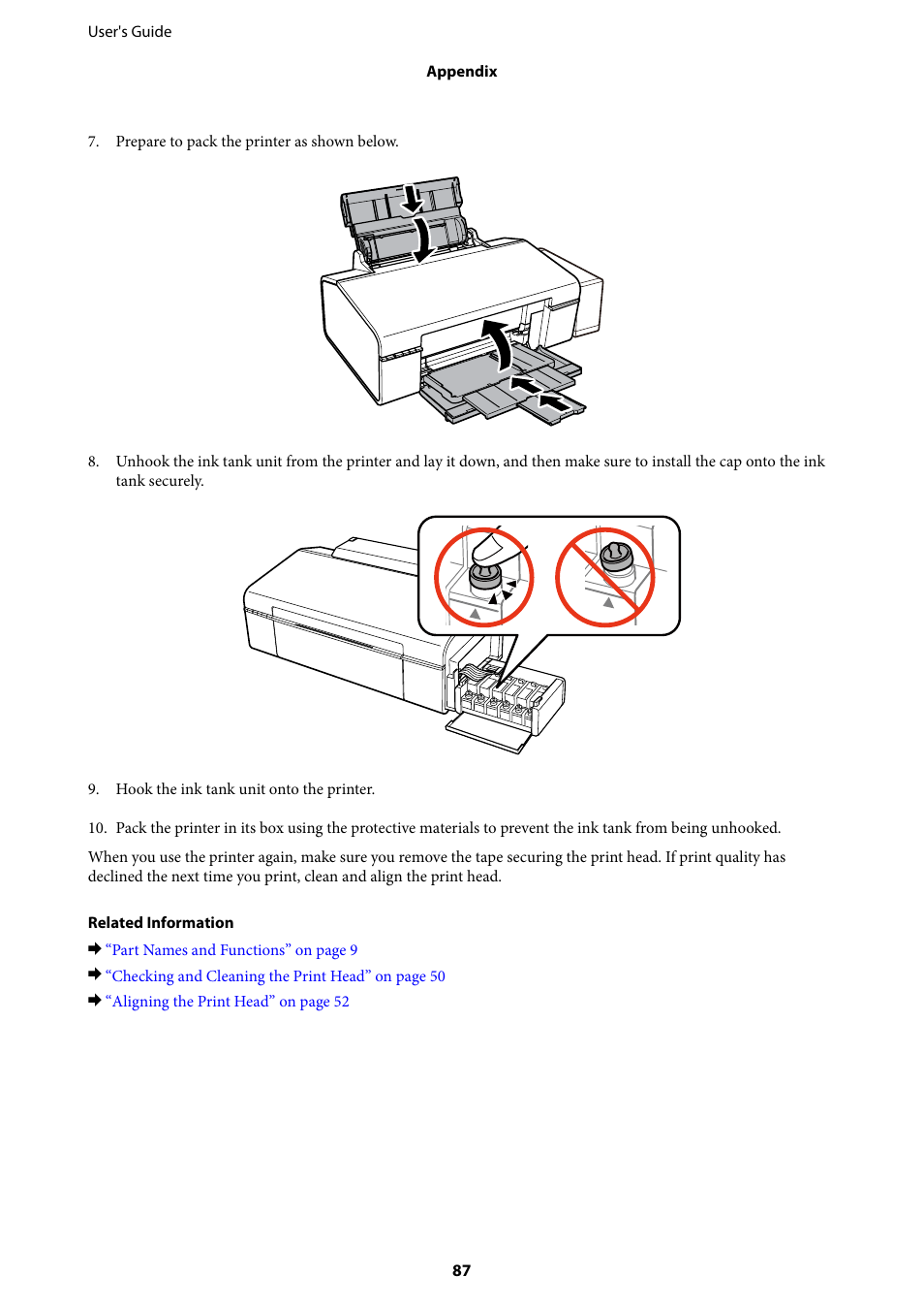 Epson L805 User Manual | Page 87 / 93