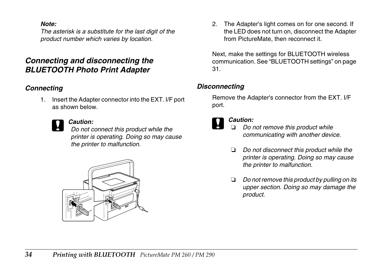 Epson PictureMate PM290 User Manual | Page 34 / 72