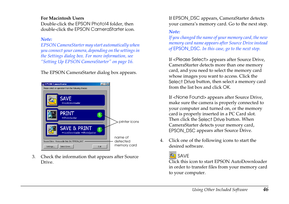 Epson PhotoPC 3100Z User Manual | Page 46 / 80