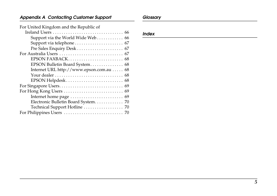 Epson PhotoPC 3100Z User Manual | Page 5 / 80