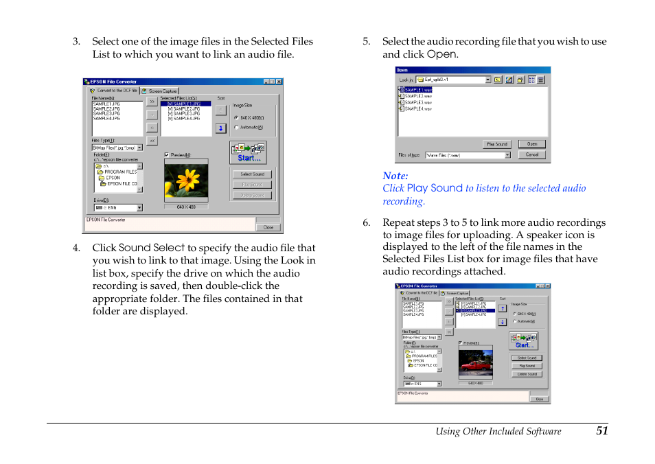 Epson PhotoPC 3100Z User Manual | Page 51 / 80