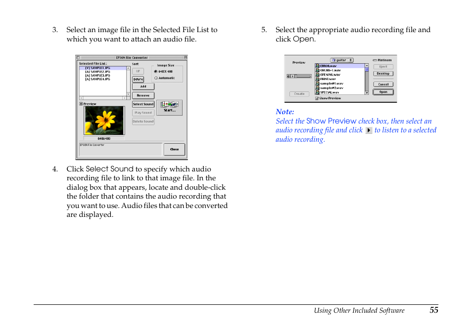 Epson PhotoPC 3100Z User Manual | Page 55 / 80