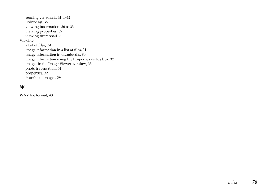 Epson PhotoPC 3100Z User Manual | Page 78 / 80