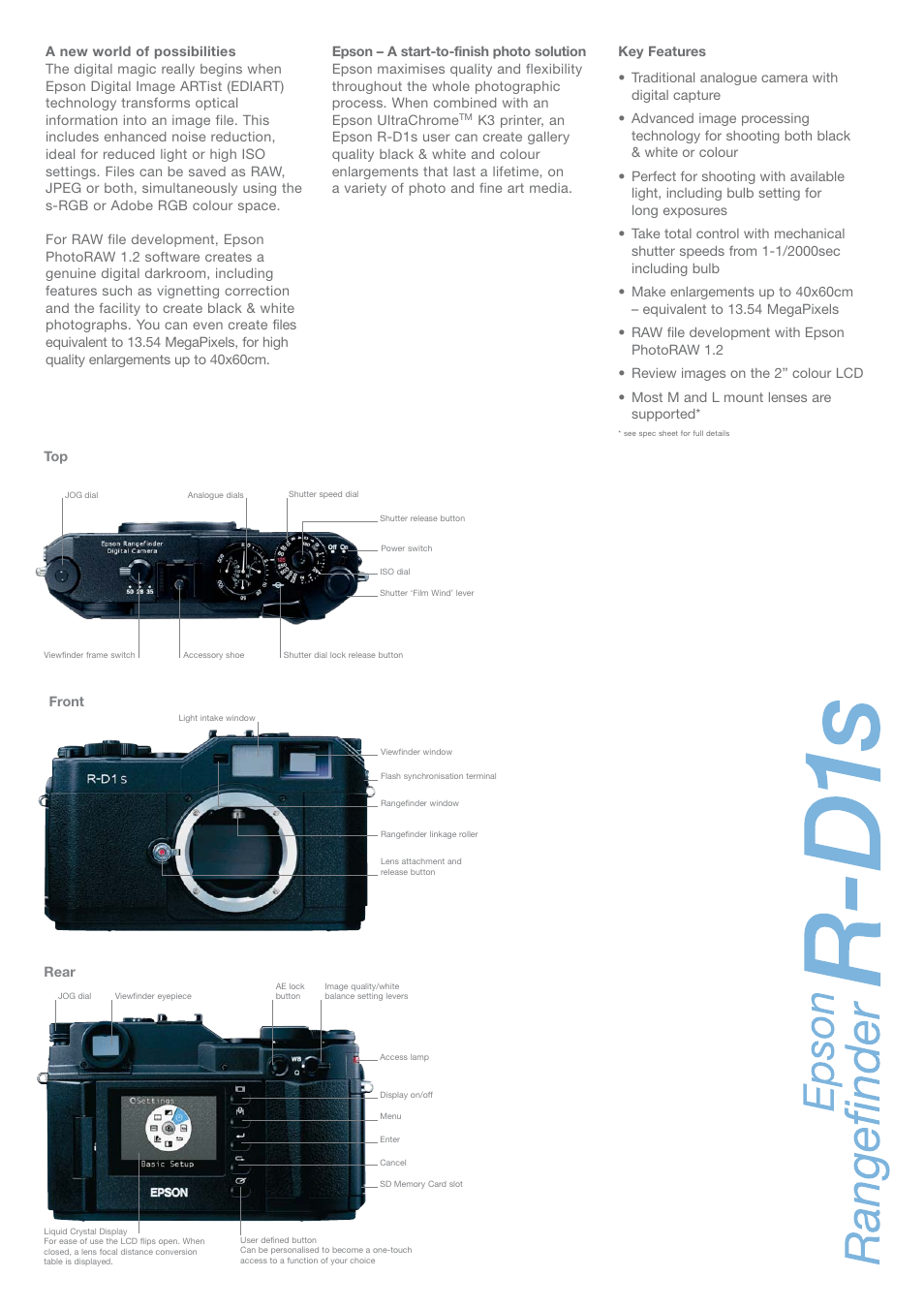 Epson R-D1s User Manual | Page 3 / 4