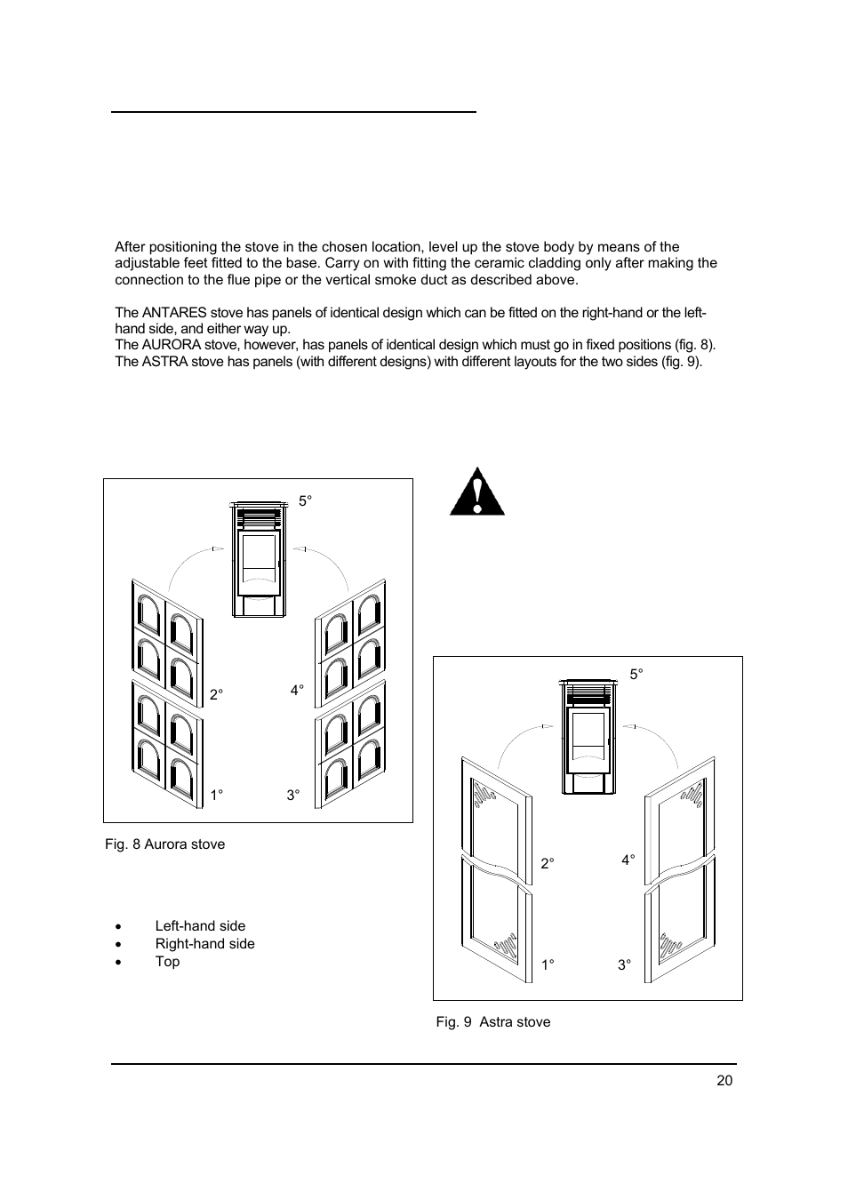 MCZ Antares '03 User Manual | Page 21 / 61