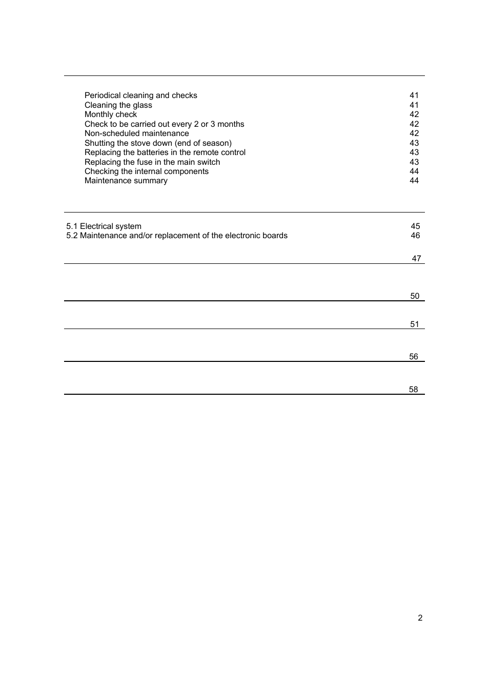 MCZ Antares '03 User Manual | Page 3 / 61
