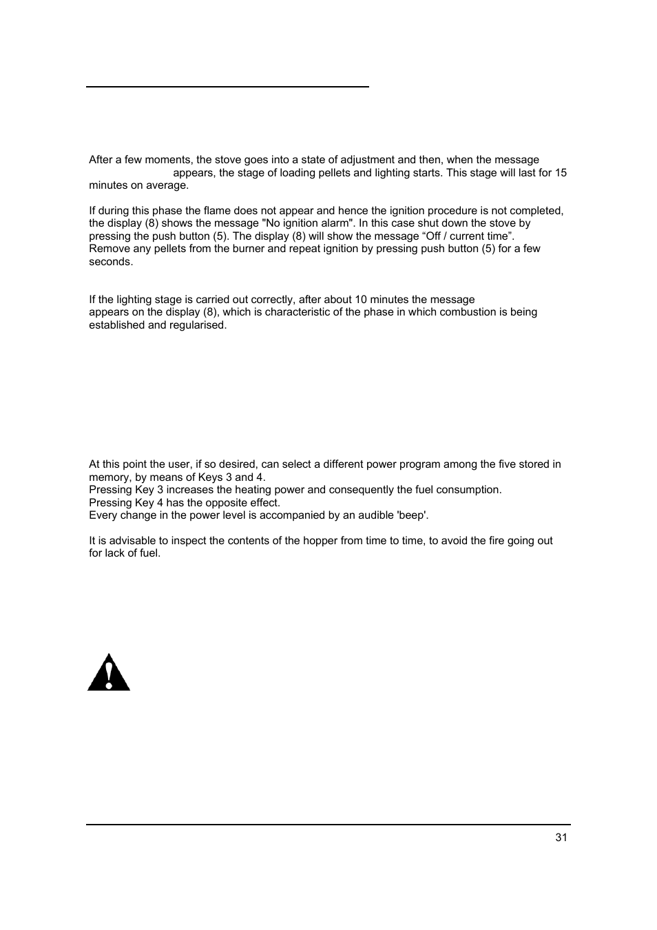 MCZ Antares '03 User Manual | Page 32 / 61