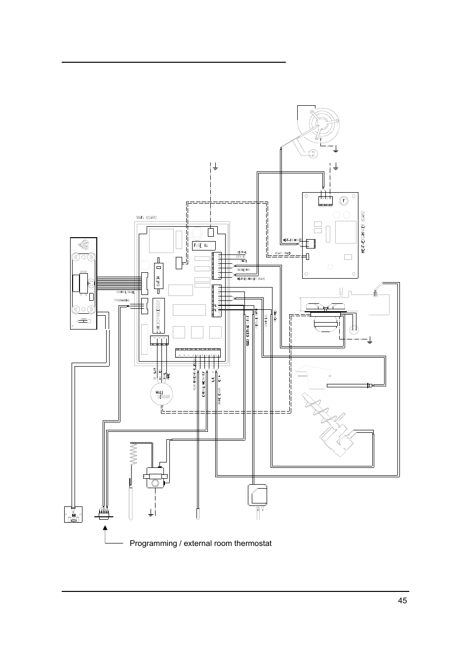1 electrical / functional diagram | MCZ Antares '03 User Manual | Page 46 / 61