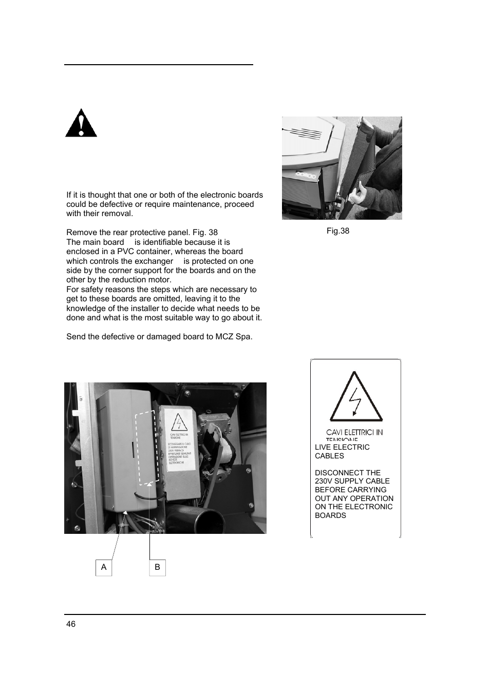 MCZ Antares '03 User Manual | Page 47 / 61