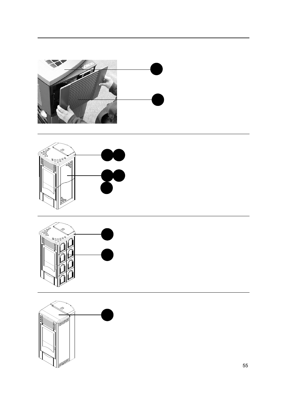 MCZ Antares '03 User Manual | Page 56 / 61