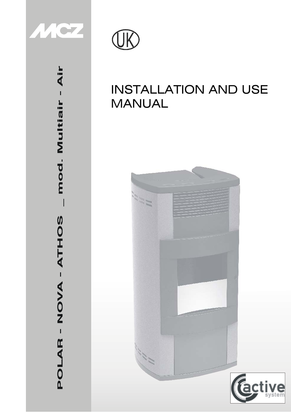 MCZ Athos MULTIAIR User Manual | 53 pages