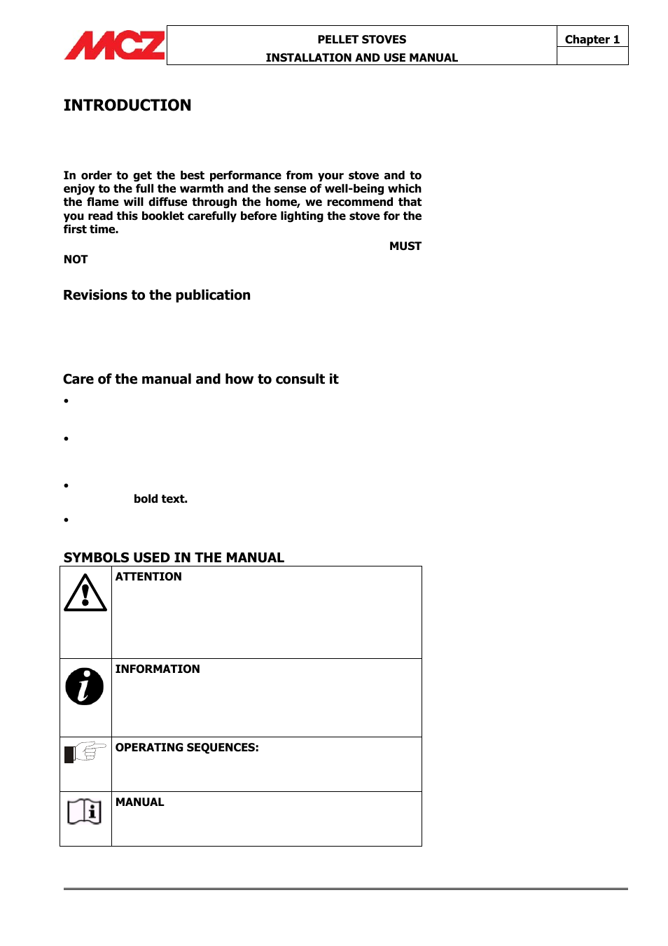 Introduction | MCZ Athos MULTIAIR User Manual | Page 5 / 53