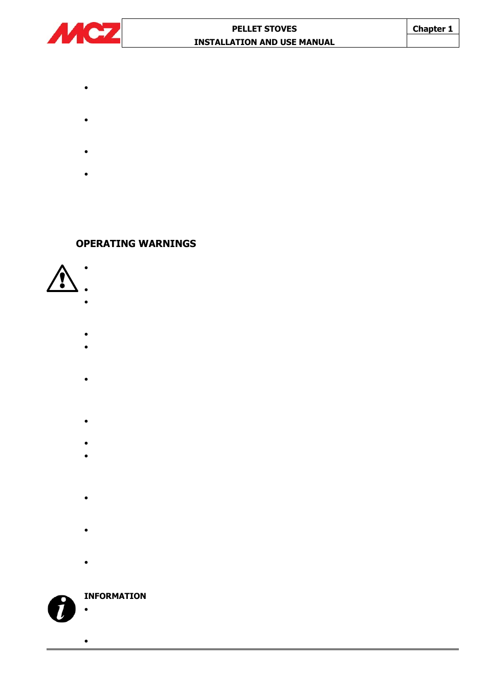 MCZ Athos MULTIAIR User Manual | Page 7 / 53