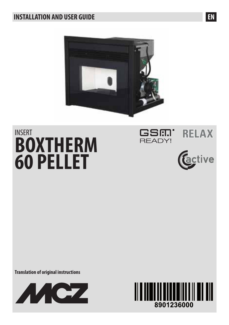 MCZ Boxtherm 60 Pellet User Manual | 52 pages