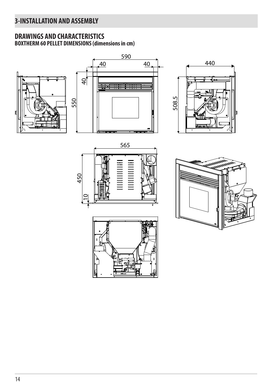 MCZ Boxtherm 60 Pellet User Manual | Page 16 / 52
